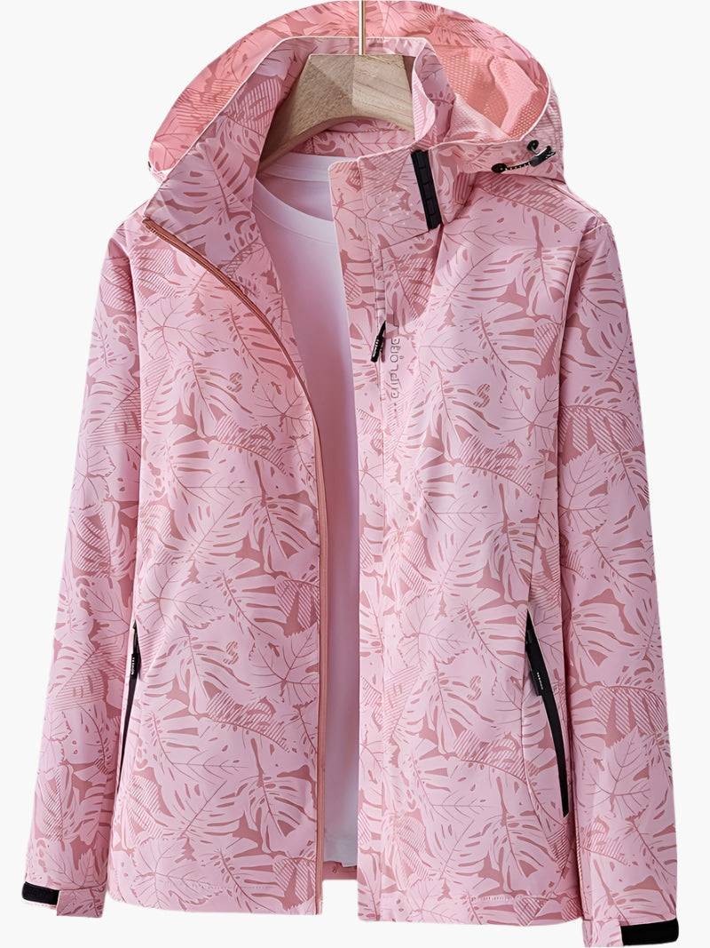 Damen Outdoorjacke mit Kapuze – Wasserdicht, Winddicht & Atmungsaktiv – Stilvolle Funktionsjacke für Freizeit & Alltag