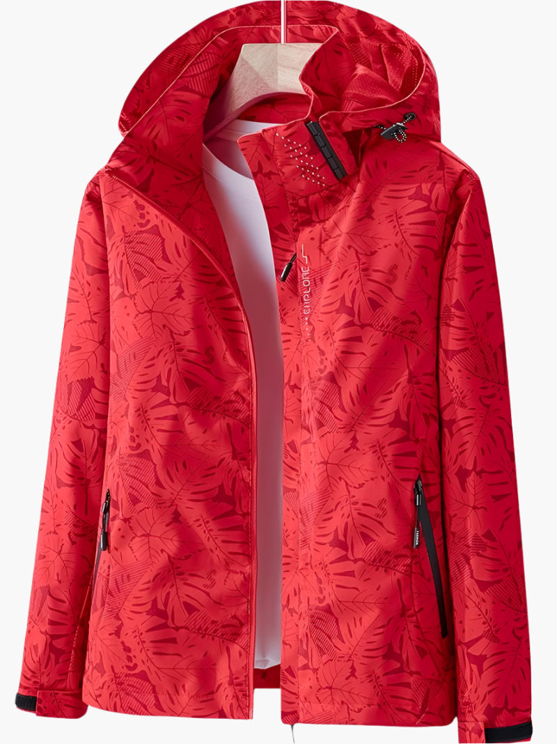 Damen Outdoorjacke mit Kapuze – Wasserdicht, Winddicht & Atmungsaktiv – Stilvolle Funktionsjacke für Freizeit & Alltag