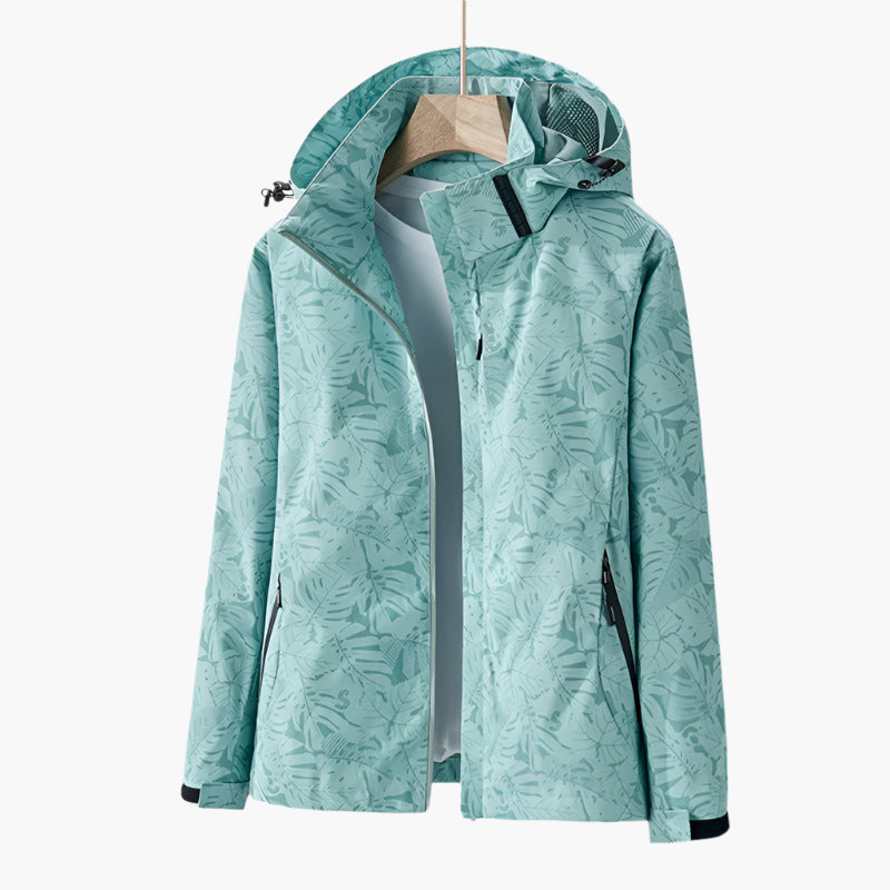 Damen Outdoorjacke mit Kapuze – Wasserdicht, Winddicht & Atmungsaktiv – Stilvolle Funktionsjacke für Freizeit & Alltag