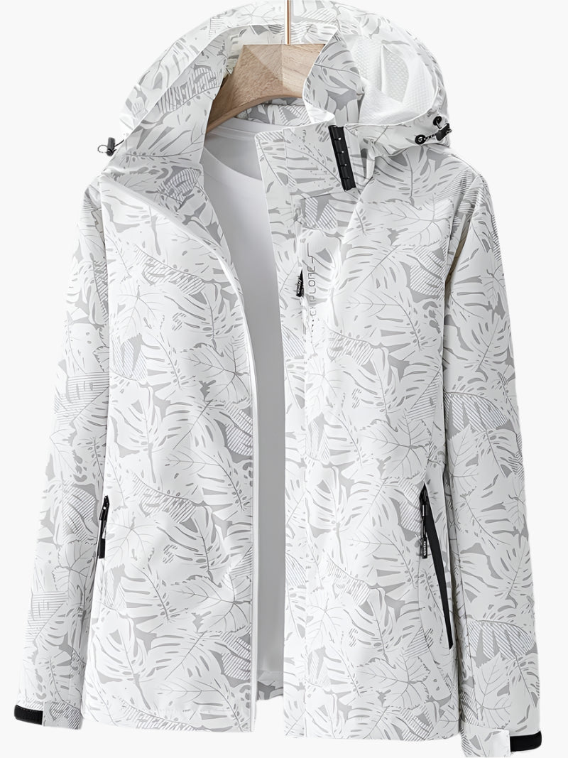 Damen Outdoorjacke mit Kapuze – Wasserdicht, Winddicht & Atmungsaktiv – Stilvolle Funktionsjacke für Freizeit & Alltag