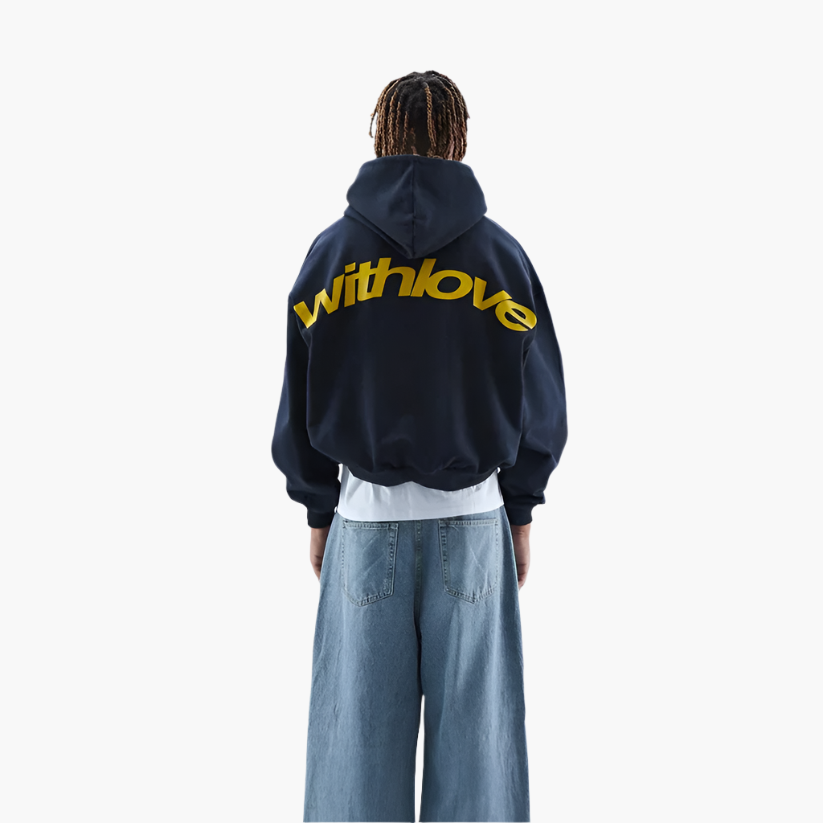 Unisex Streetstyle Hoodie mit Grafik-Rückendruck und modernem Schriftzug – Relaxed Fit für Damen und Herren