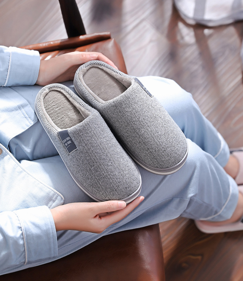 Men's Slippers Comfort House Shoes with Non-Slip Sole – Stylish & Warm for Home