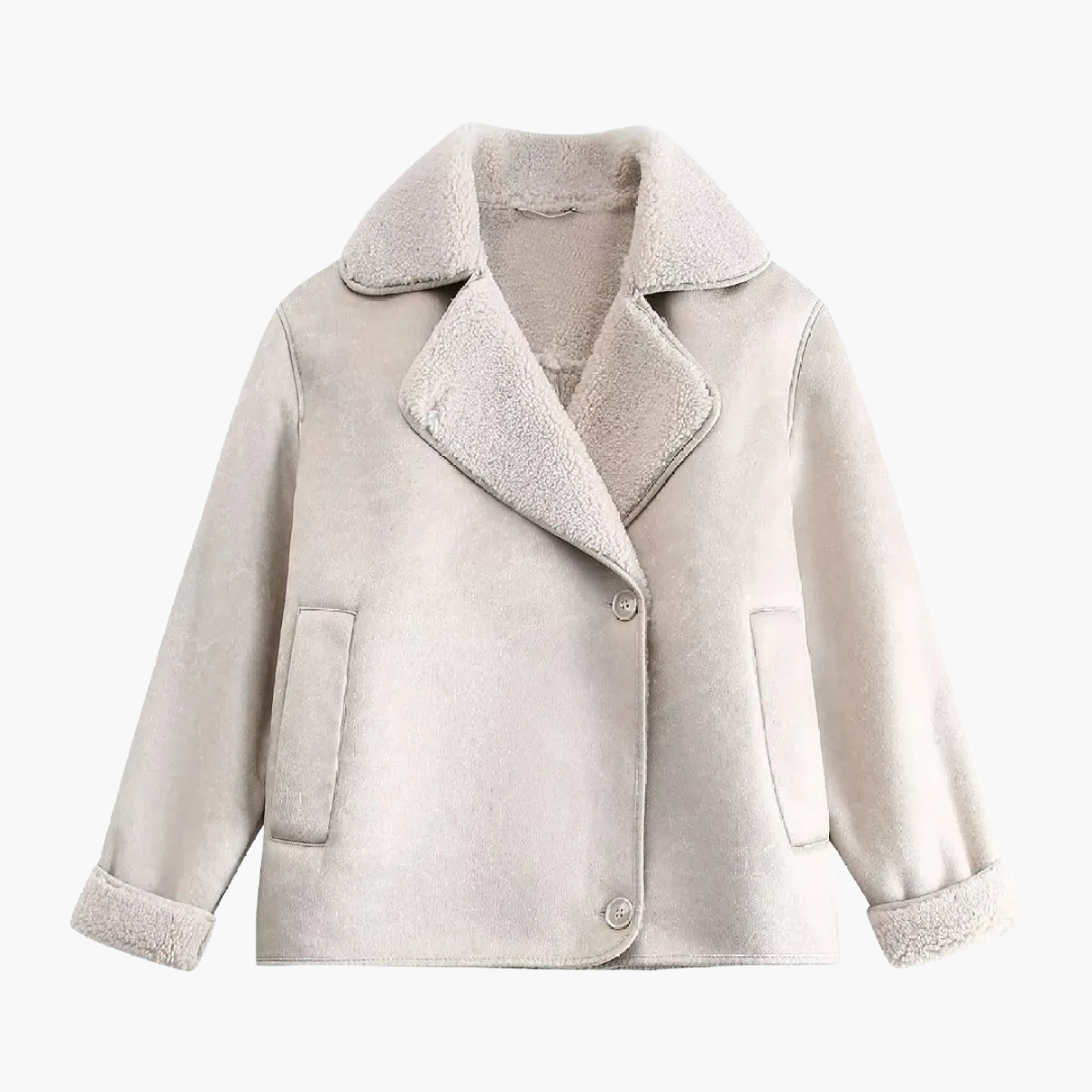 Women's Oversized Streetstyle Jacket for Autumn and Winter – Fashionable Transitional Jacket