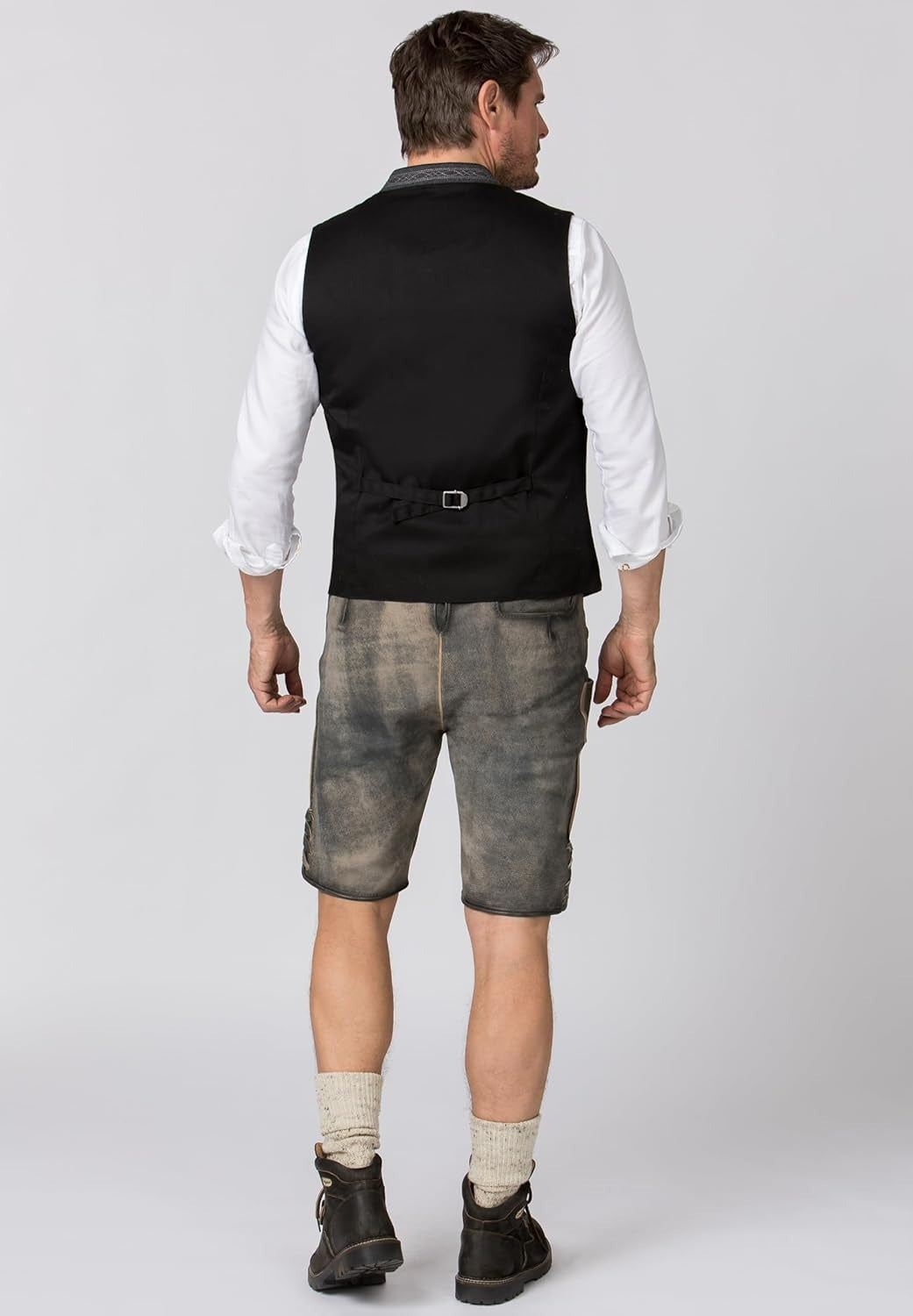 Men's Traditional Vest – Traditional Bavarian Gilet for Festivals & Oktoberfest