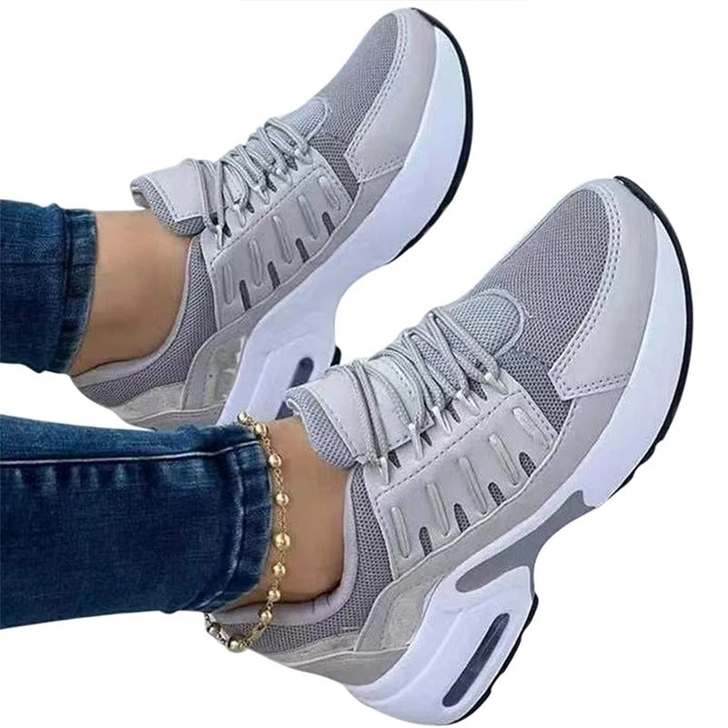 Damen Sneaker Orthopädisch Komfort Alltag Sportstil