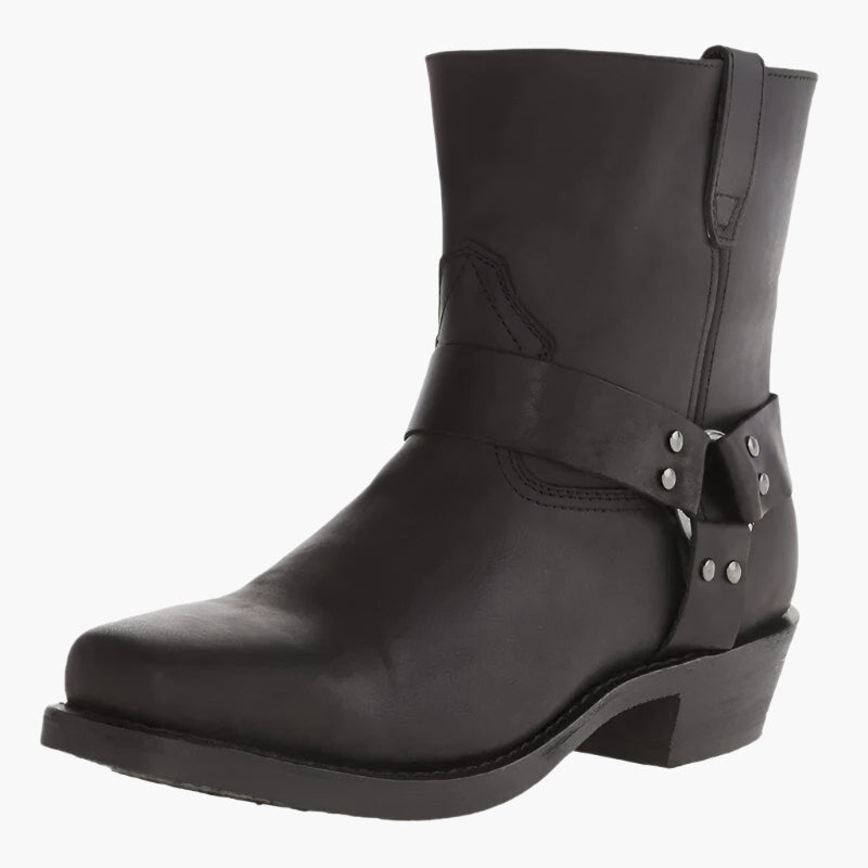 Men's Western Biker Boots – Classic Cowboy Style for Everyday & Adventure