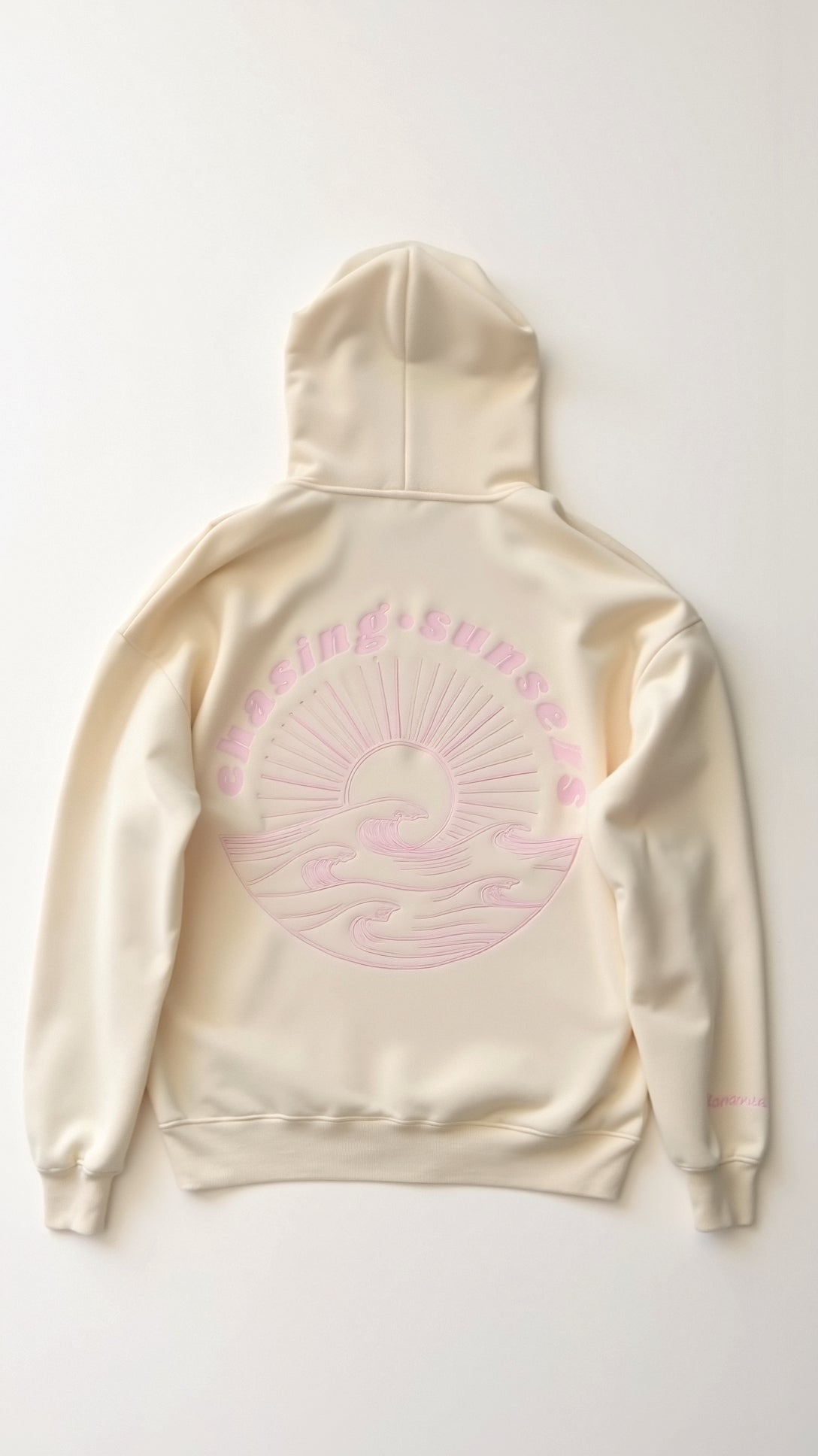 Damen Freizeit Oversize Hoodie mit tropischer Stickerei – Moderner Kapuzenpullover für Alltag und Urlaub