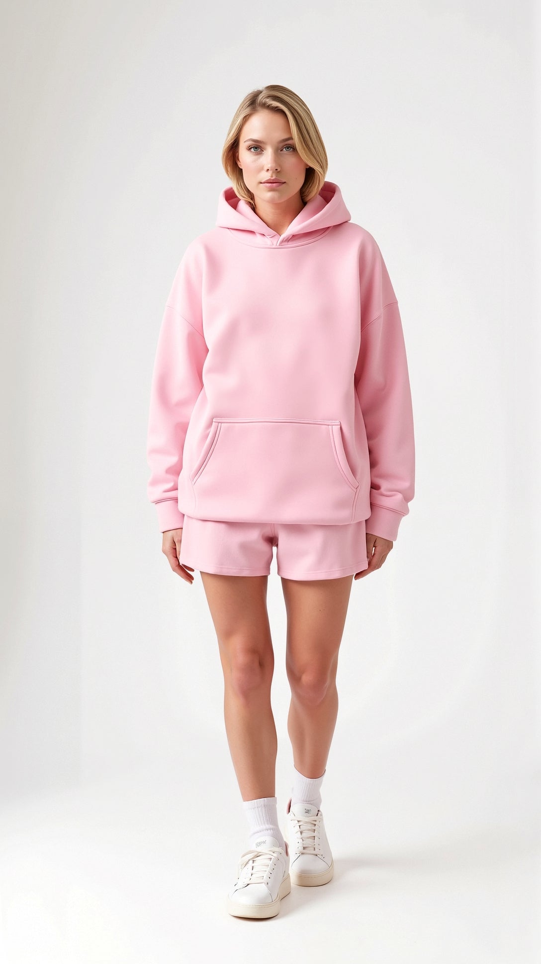 Damen Freizeit Oversize Hoodie mit tropischer Stickerei – Moderner Kapuzenpullover für Alltag und Urlaub