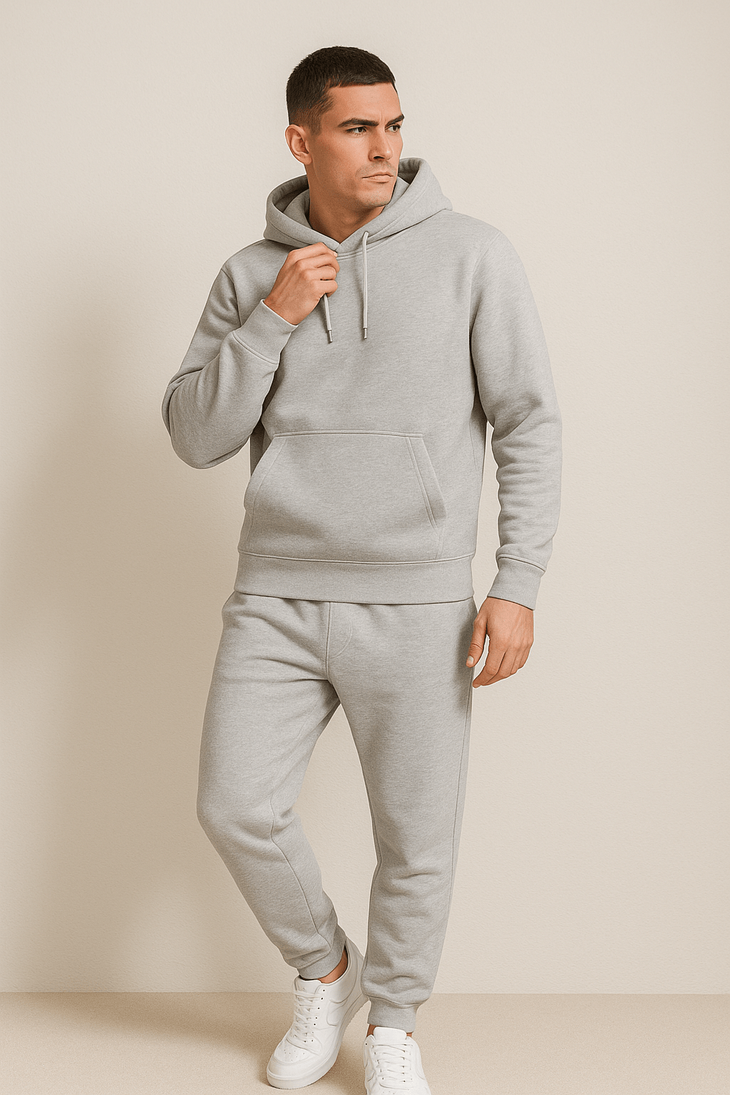 Herren Freizeit Hausanzug Set – Hoodie & Jogginghose für Sport und Entspannung