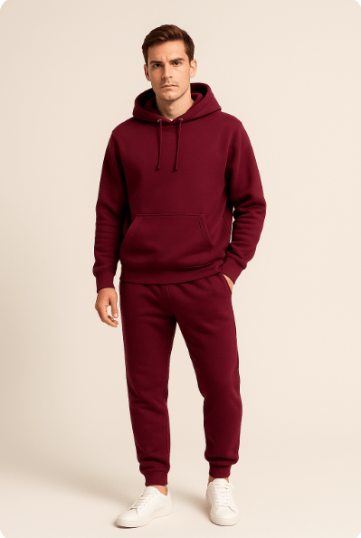 Herren Freizeit Hausanzug Set – Hoodie & Jogginghose für Sport und Entspannung