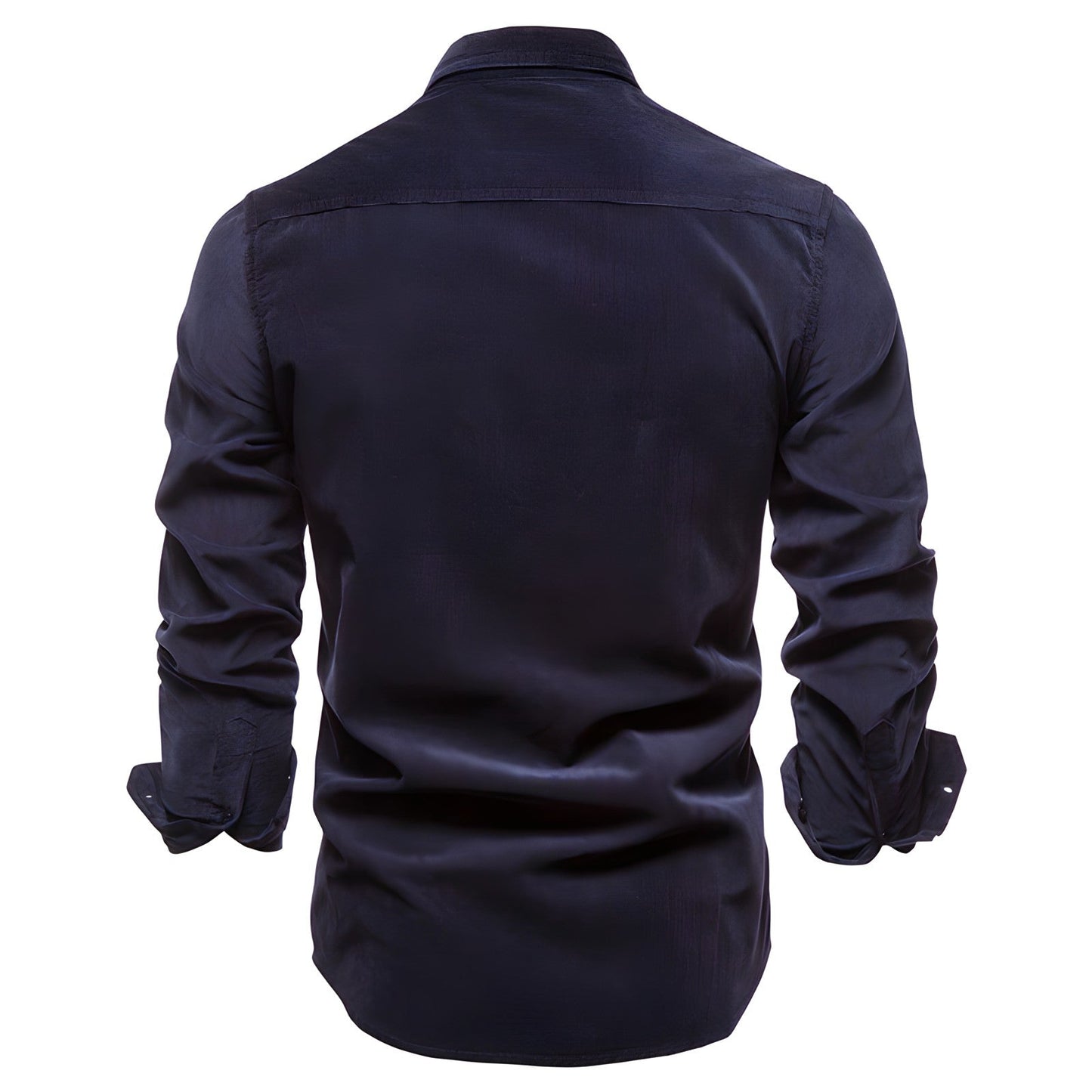 Herren Freizeithemd Slim Fit – Modernes Langarmhemd mit Brusttaschen, Business & Alltag