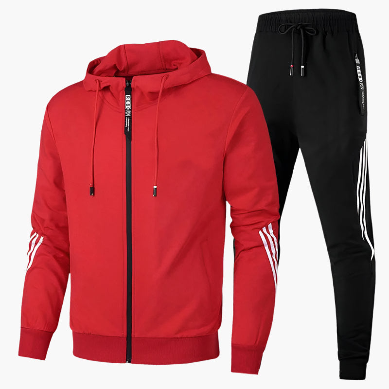 Herren Trainingsanzug Sportlich Modern Freizeit Fitness Jogginganzug