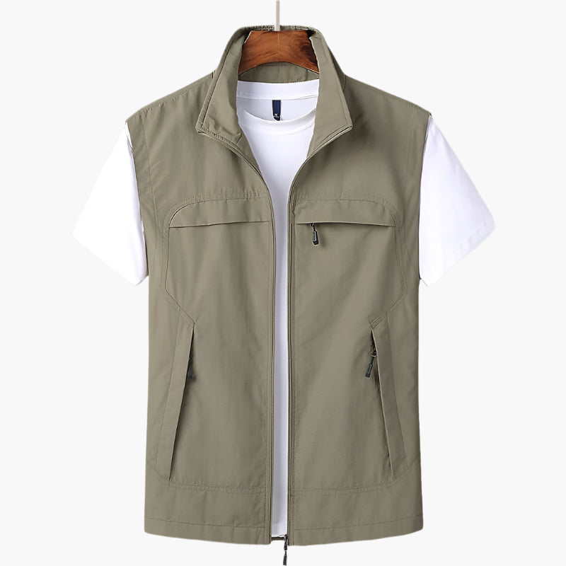Men's Outdoor Vest – Modern Sleeveless Casual Vest for Everyday & Activities
