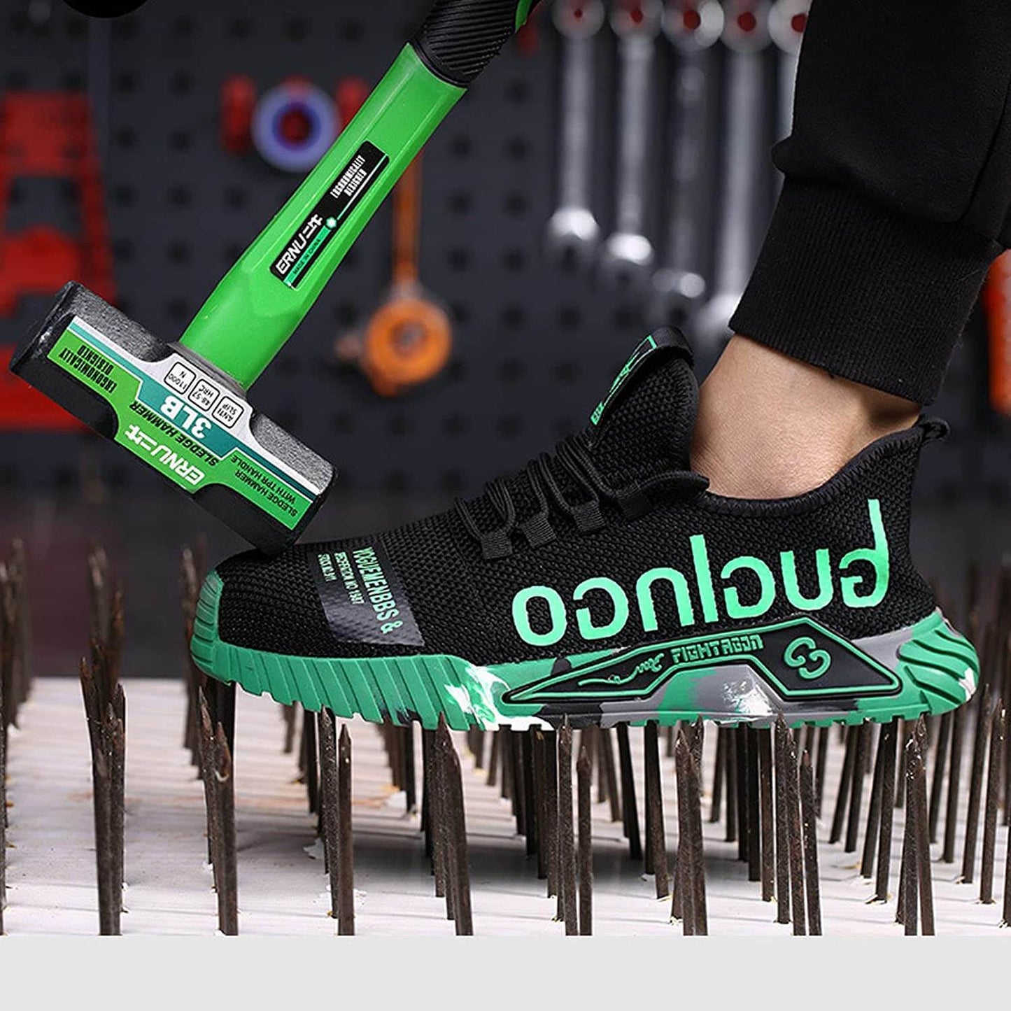 Men's Work Shoes Safety Shoes with Steel Toe Cap – Comfortable and Stylish Shoes for Work and Outdoor