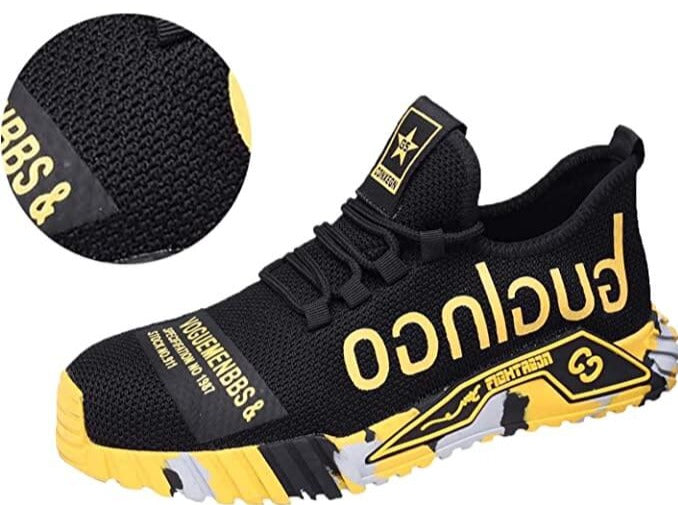 Men's Work Shoes Safety Shoes with Steel Toe Cap – Comfortable and Stylish Shoes for Work and Outdoor