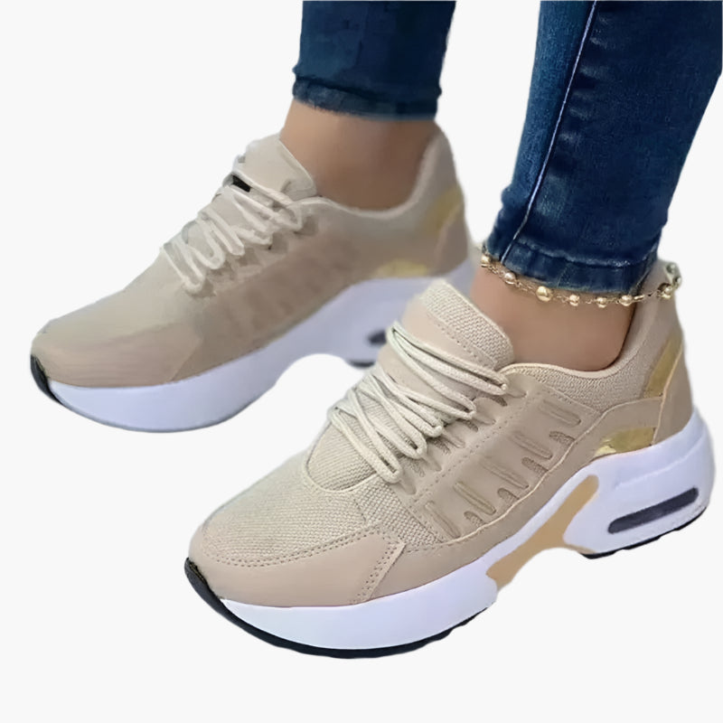 Damen Sneaker Orthopädisch Komfort Alltag Sportstil