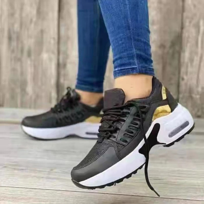 Damen Sneaker Orthopädisch Komfort Alltag Sportstil