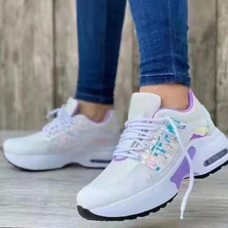 Damen Sneaker Orthopädisch Komfort Alltag Sportstil