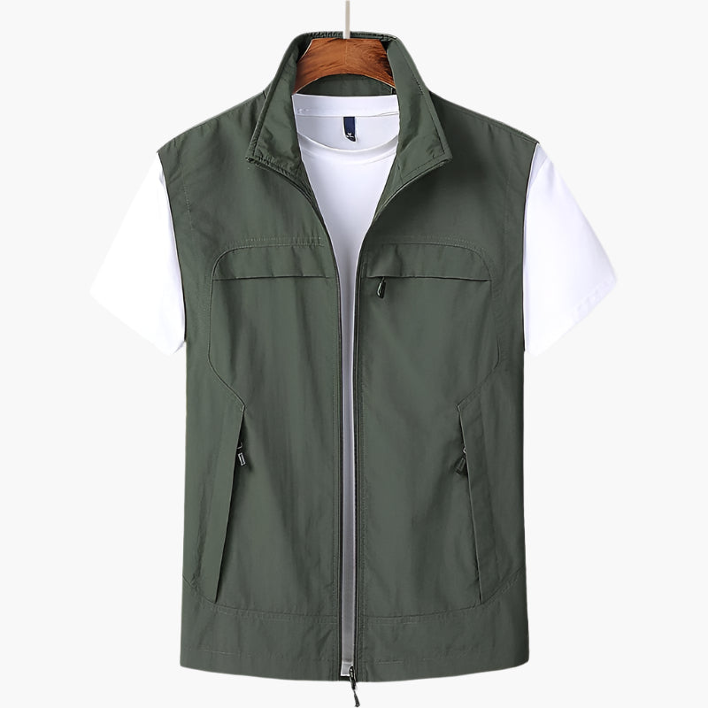 Men's Outdoor Vest – Modern Sleeveless Casual Vest for Everyday & Activities