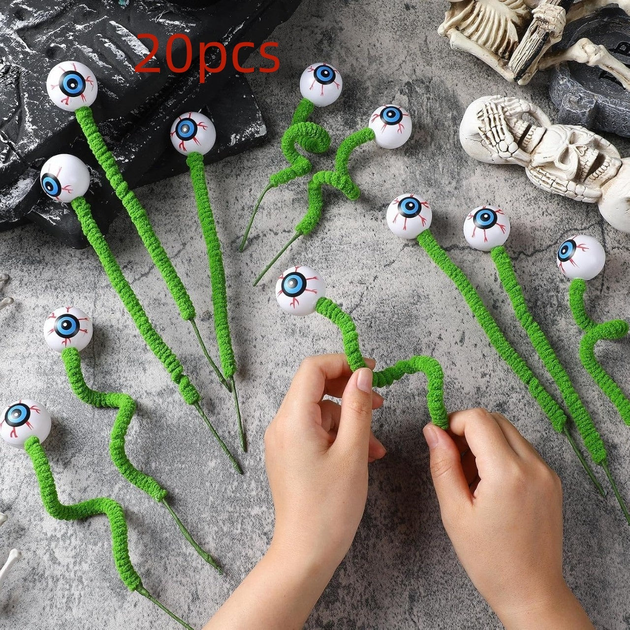 Halloween decoration funny eyeball plant for spooky parties and creepy atmosphere