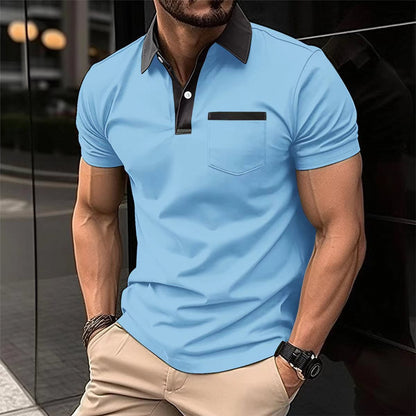 Roger – Slim Fit Kurzarm Poloshirt für Herren