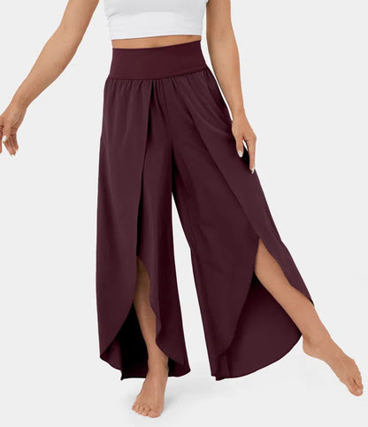 Ann – Weite Damenhose mit hohem Bund