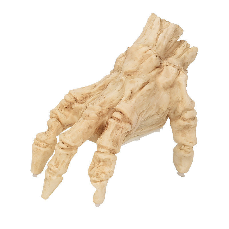 Halloween Glowing Electric Ghost Hand – Movable Zombie Decoration for Horror Parties & Haunted House