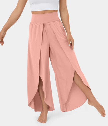 Ann – Weite Damenhose mit hohem Bund