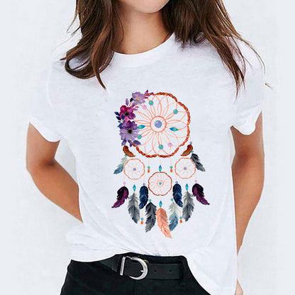 Alice – Süßes T-Shirt mit Cartoon-Druck