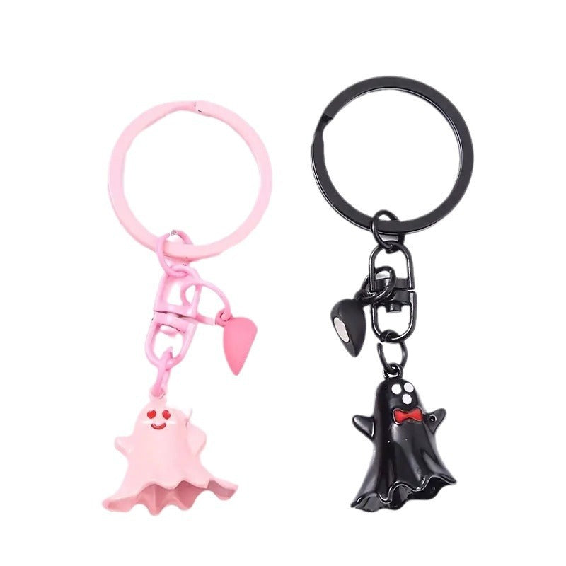 Halloween Keychain Set – Cute Ghosts for Couples, Friends & Decoration