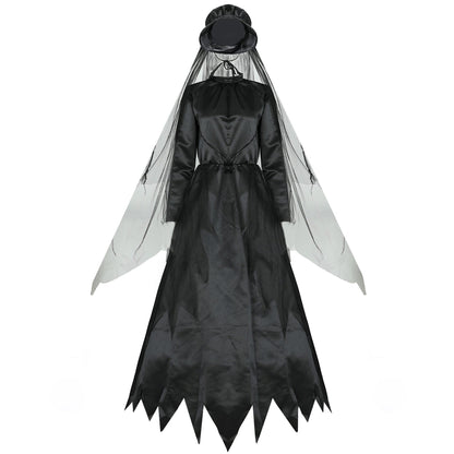 Women's Halloween Costume – Haunting Widow Outfit for Halloween Parties & Cosplay