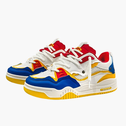 Herren Sneaker Low Streetwear Chunky Freizeitschuhe für Herbst und Sport