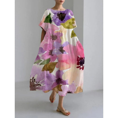 Natalie – Special women's dress with geometric pattern