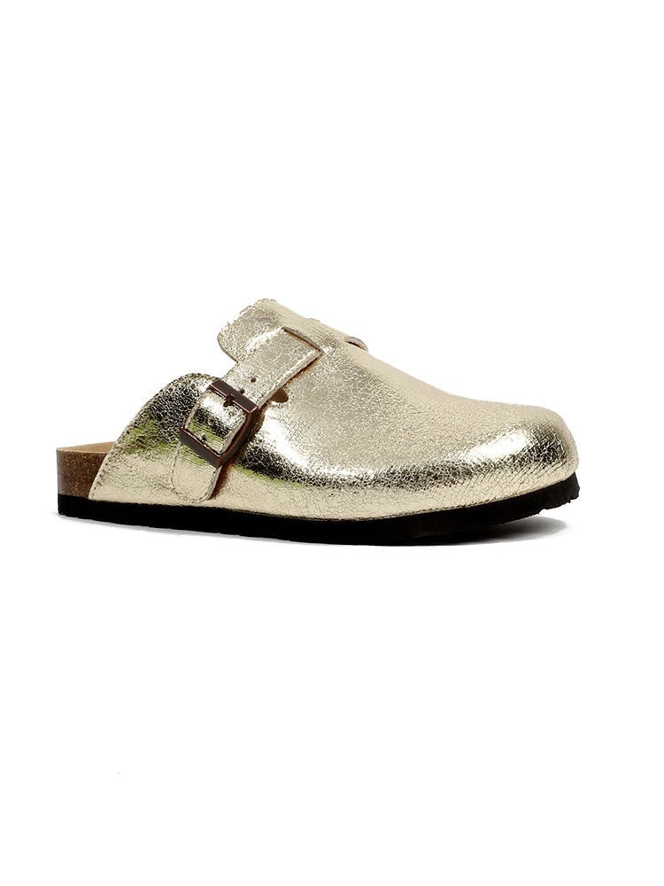 Sophie – Französische Retro Halbschuhe mit geschlossenem Zehenbereich aus veganem Leder