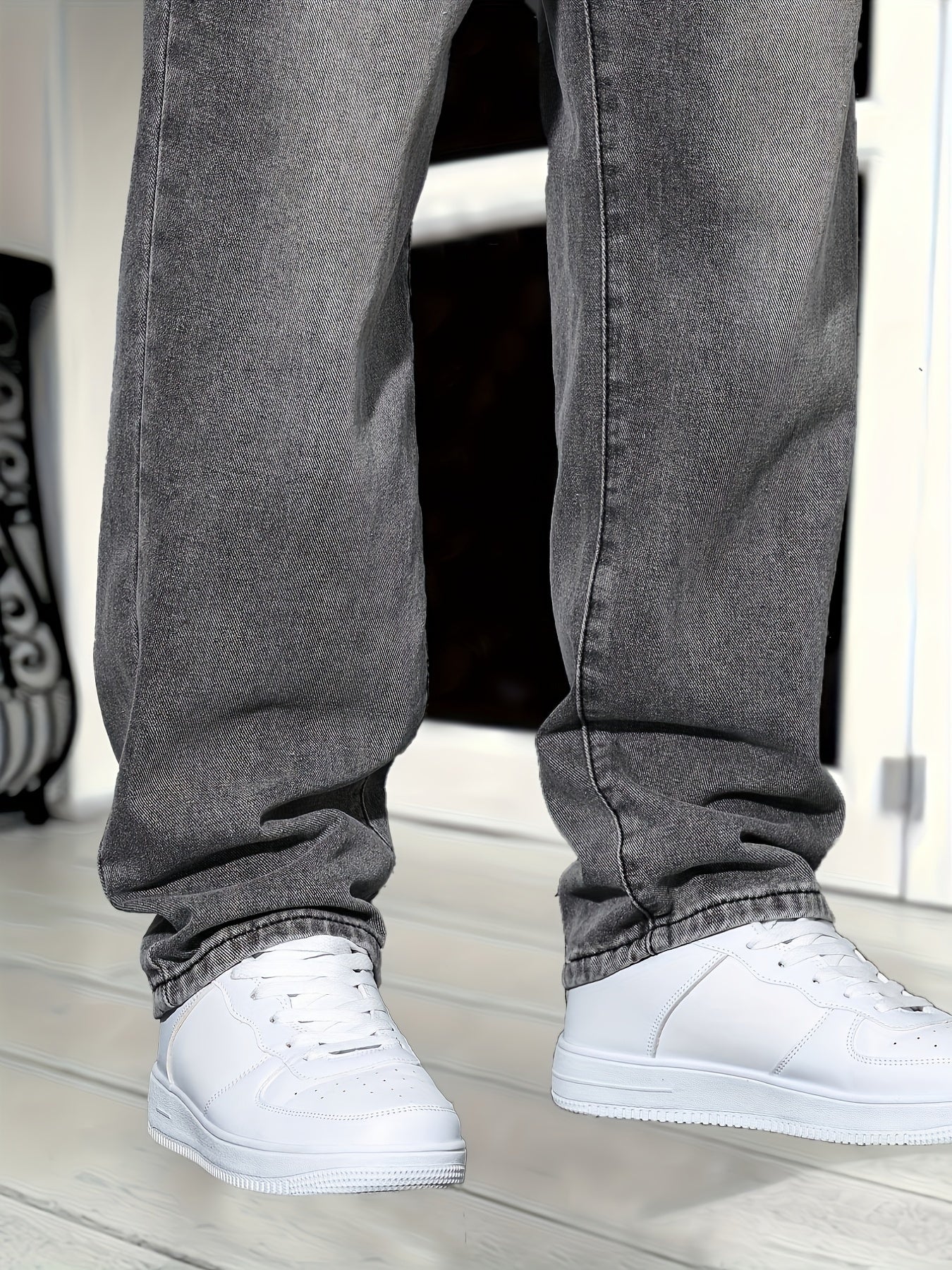 Herren Jeans Straight Fit – Zeitloser Urban Style für Alltag & Freizeit