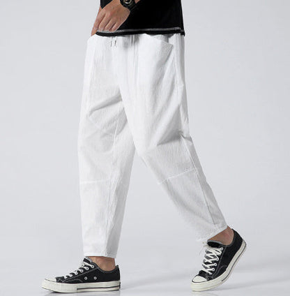 Herren Haremhose Casual Loose Fit – Lässige Freizeithose im modernen Streetwear-Stil