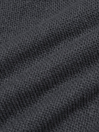 Men's knitted sweater in casual style with cable pattern – perfect for autumn and winter