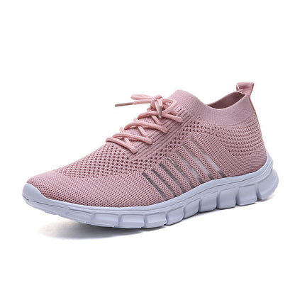 Rose – Atmungsaktive Damen-Sportschuhe aus hochwertigem veganem Strick