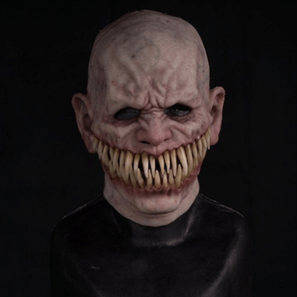 Halloween latex horror mask for adults – creepy horror costume mask for party & decoration