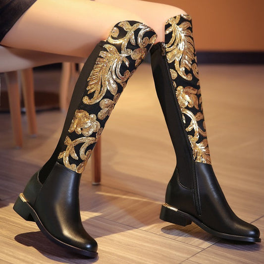 Tanya – Hochmodische Stiefel aus veganem Leder