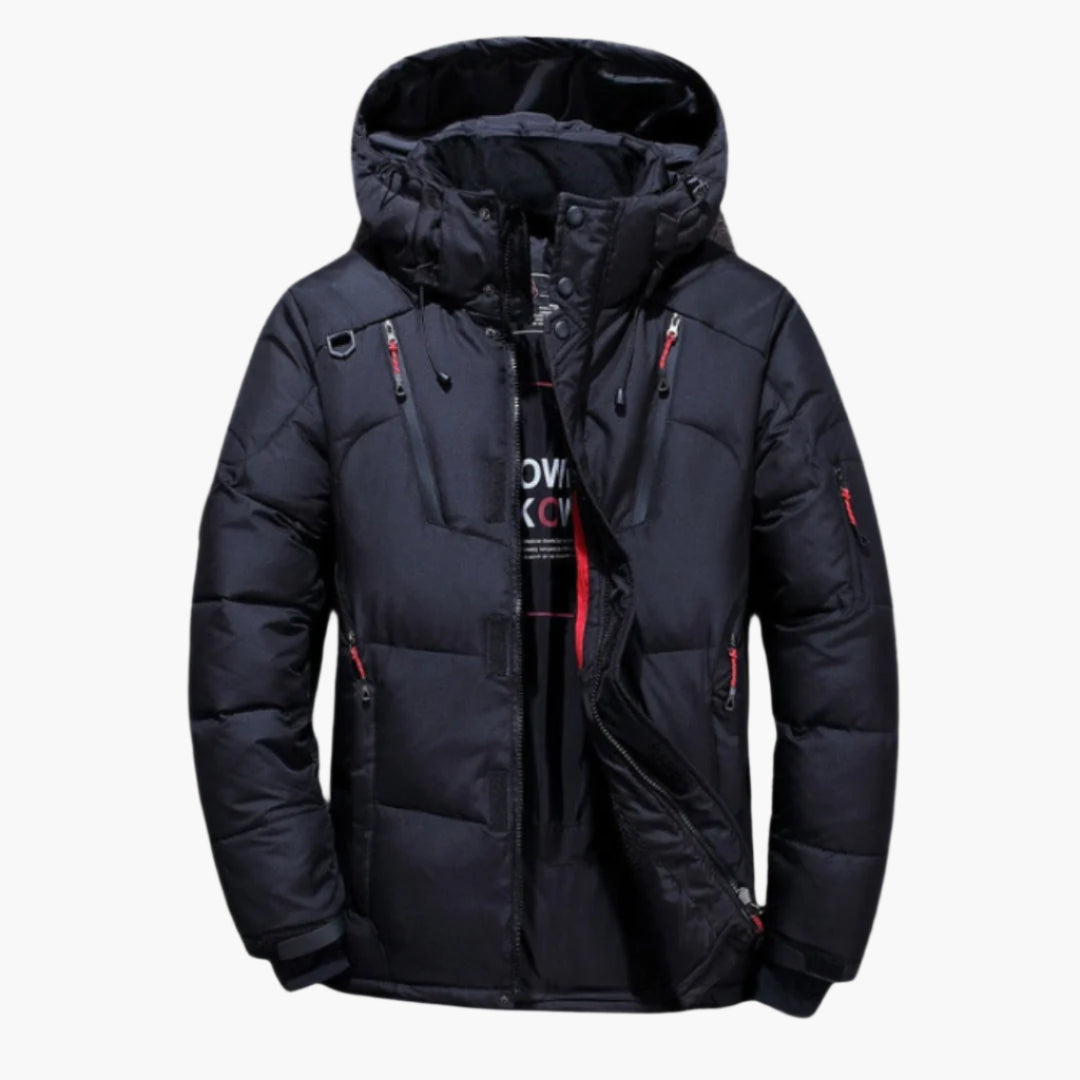Herren Winter Daunenjacke – Outdoor Warm & Modisch, Sportlicher Look, Vielseitig für Alltag und Freizeit