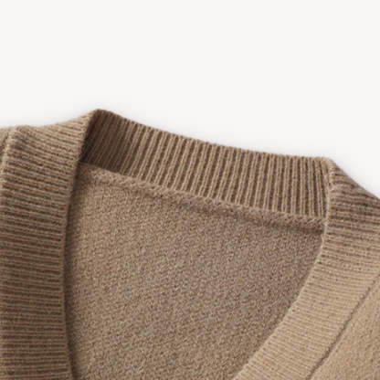 Men's knit cardigan with button placket and modern design – Comfortable casual and office look