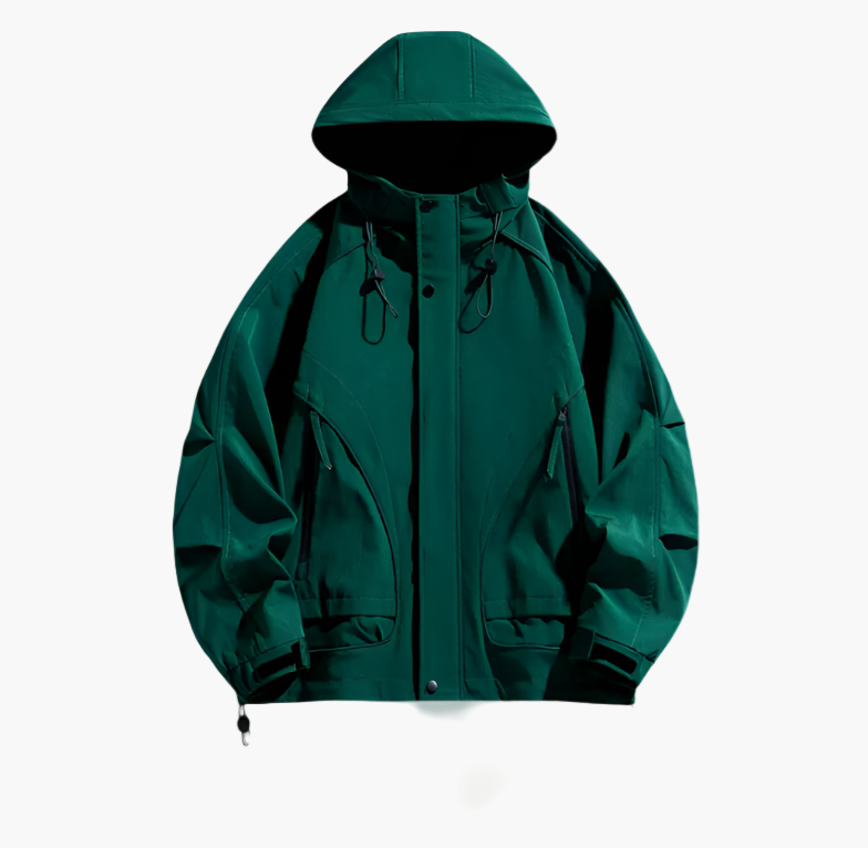 Herren Outdoor Windbreaker Jacke – Sportliche Übergangsjacke für Freizeit & Alltag