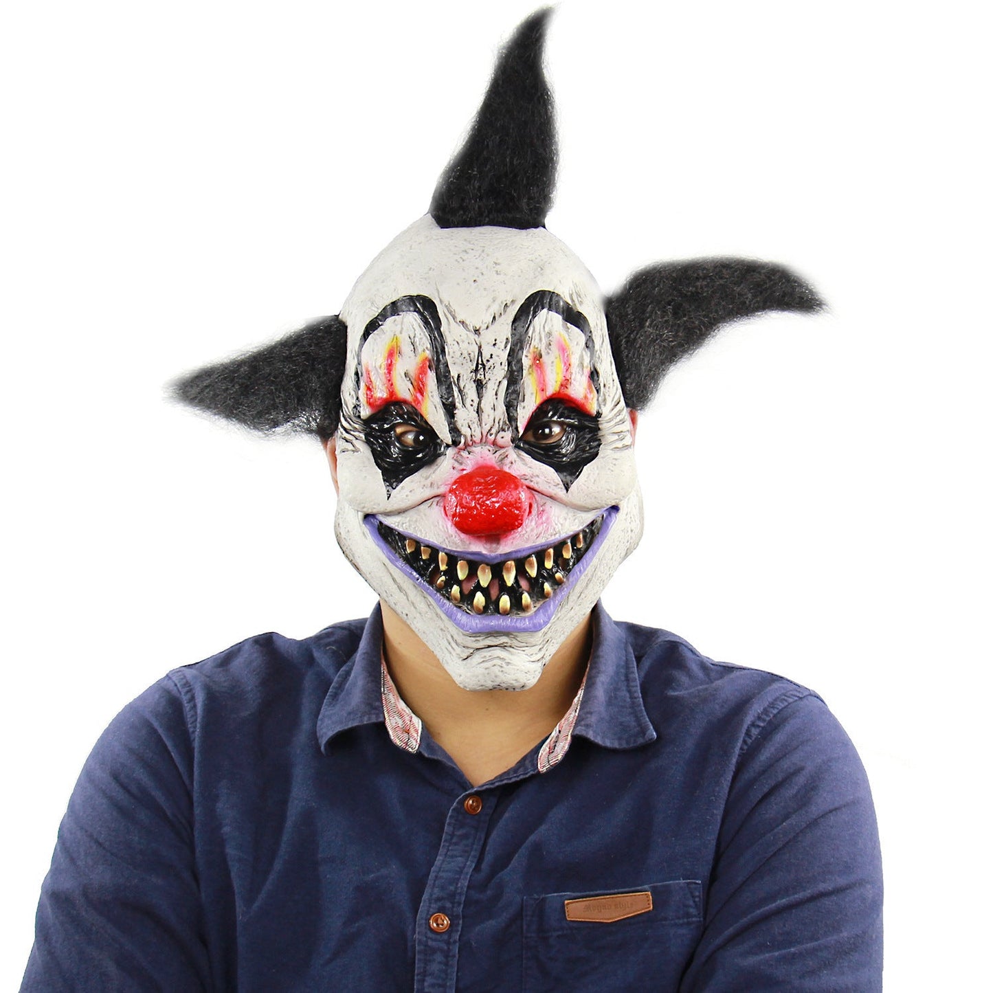 Halloween Creepy Vampire Demon Mask for Adults – Unisex Costume Mask for Halloween Parties & Decoration