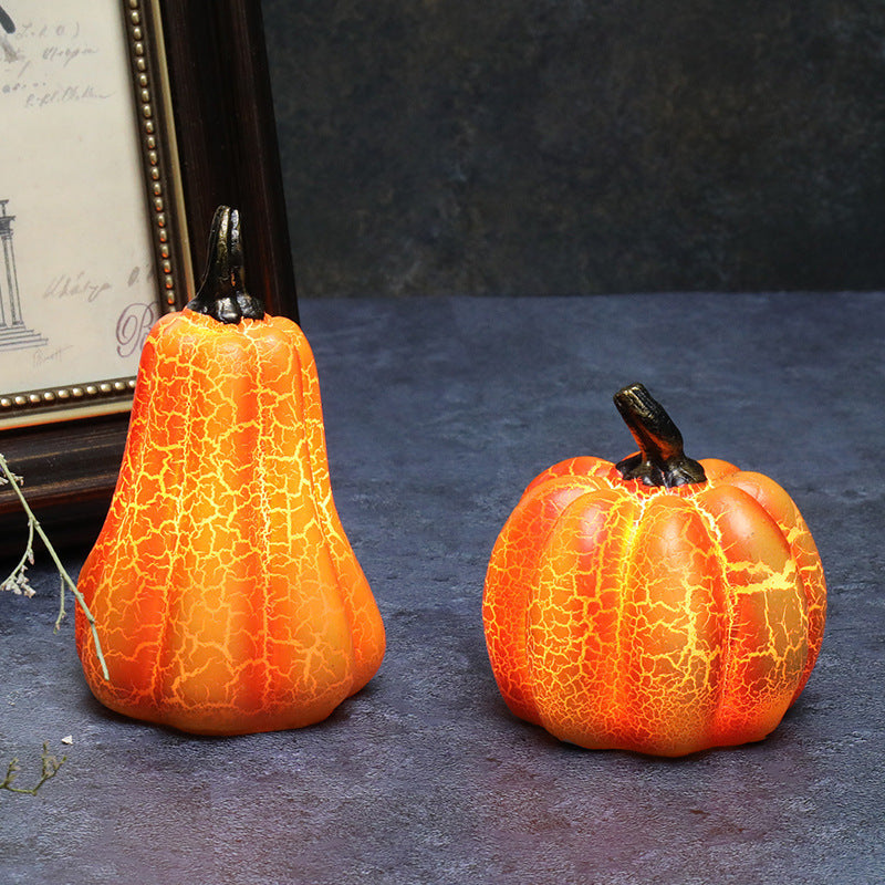 Halloween LED Pumpkin Decoration – Glowing Pumpkin Lantern for Atmospheric Halloween Ambiance