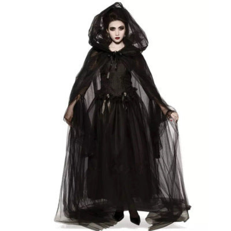 Halloween women's witch and sorceress costume set for party & carnival