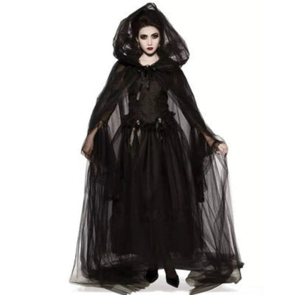 Halloween women's witch and sorceress costume set for party & carnival