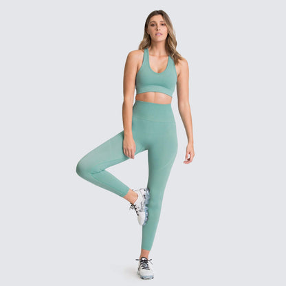 Shannon – Nahtloses Sportset aus Nylon für Frauen