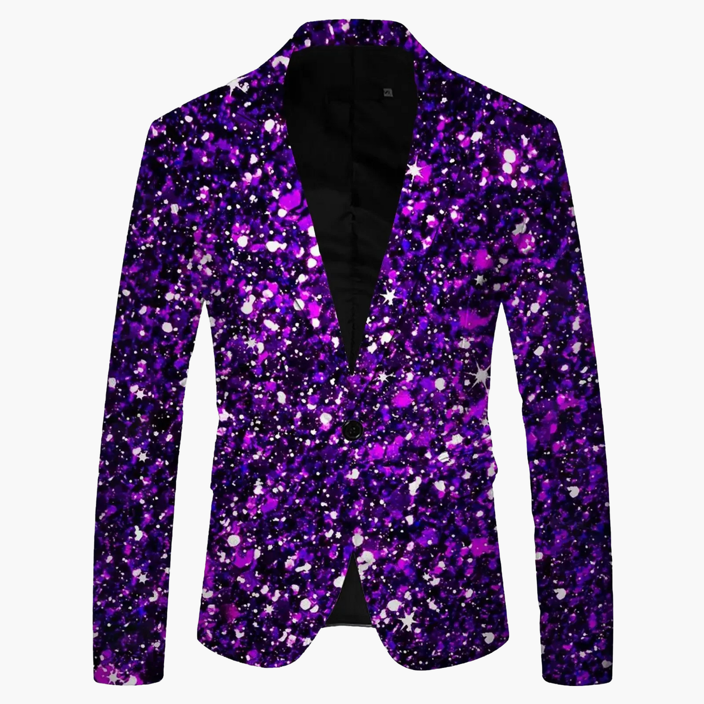 Men's Blazer Slim Fit Modern Business & Party Jacket – Stylish One-Button Jacket for Festive Occasions