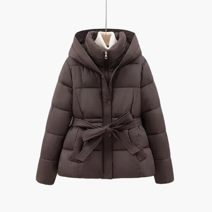 Damen Winter Steppmantel mit Gürtel – Modischer Parka für Alltag & Freizeit